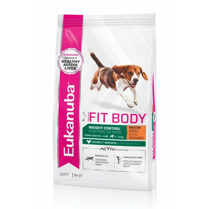 Eukanuba Fit Body Weight Control Medium Breed x 15 Kg