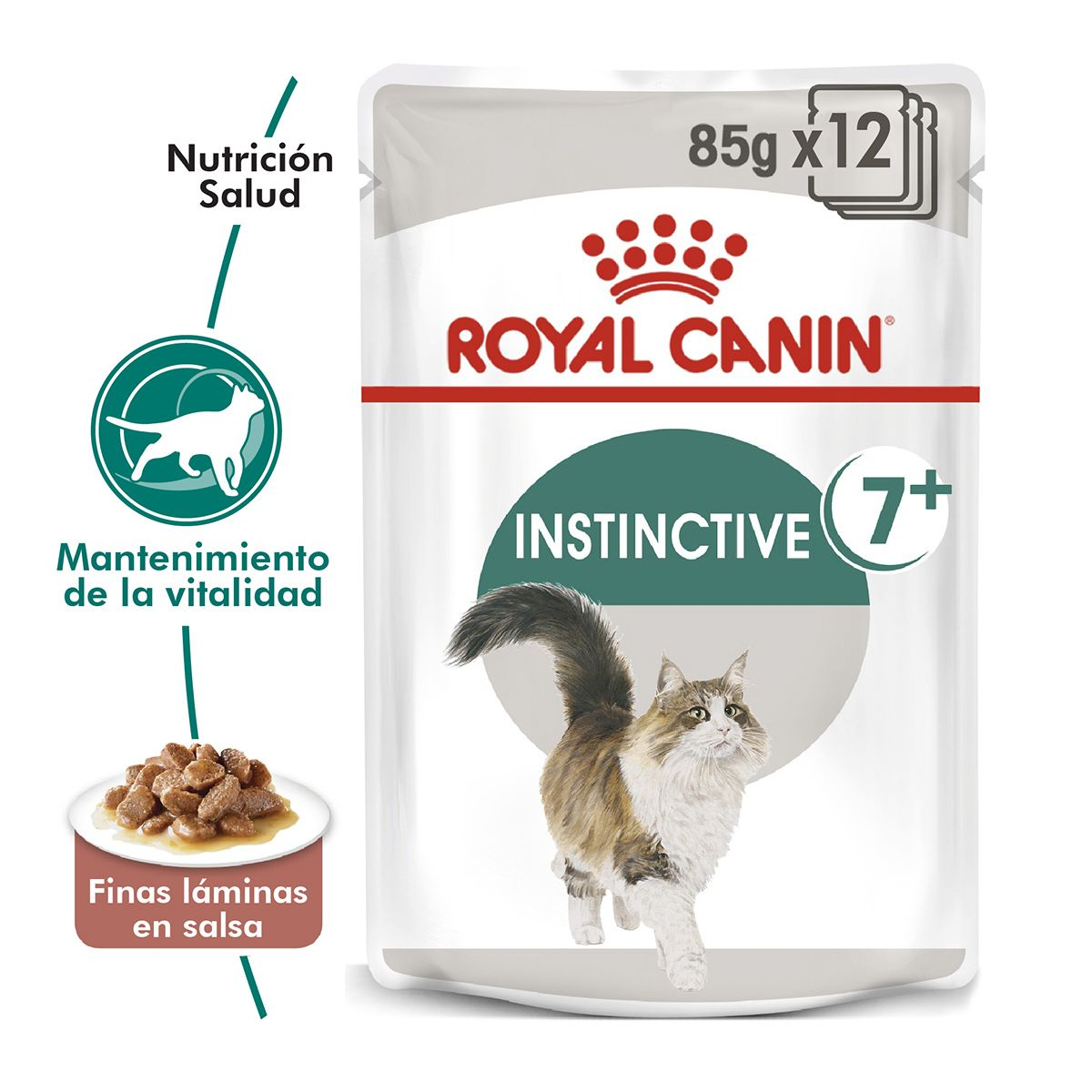 Royal Canin Instinctive 7+ Pouch x 85 gr