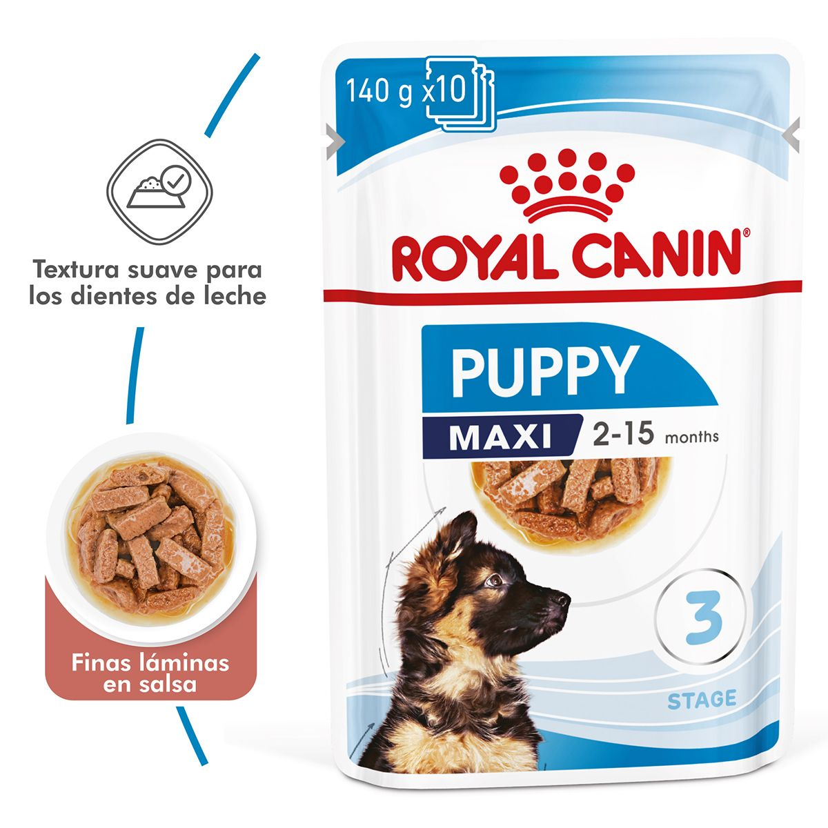 Royal Canin Maxi Puppy Pouch x 140 gr